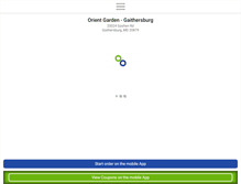 Tablet Screenshot of orientgardengaithersburg.com